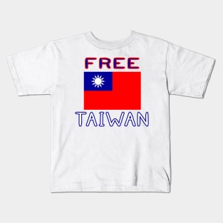 Free Taiwan Kids T-Shirt